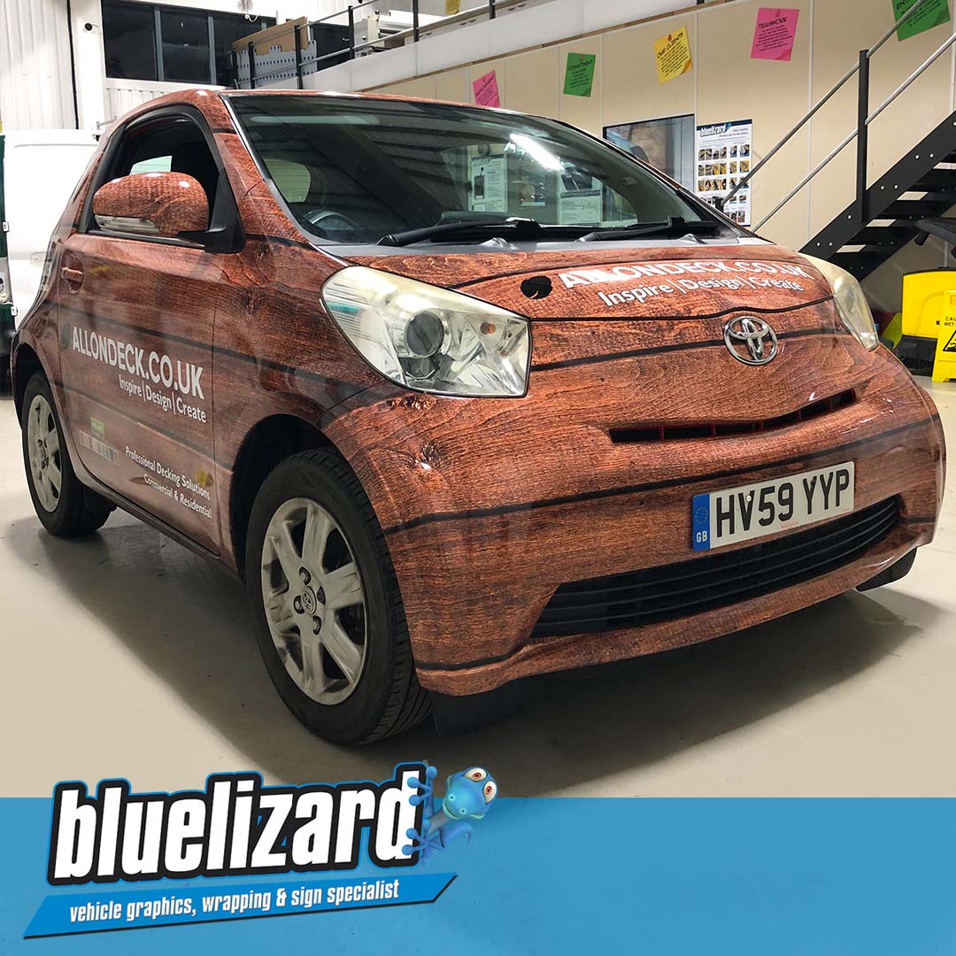 BlueLizardSigns's tweet photo. Another digitally printed wrap for @allondeck.co.uk
This time on this dinky little Toyota IQ
As always... Looking Awesome!

#toyotaiq #toyotawrap #iqwrap #commercialwrap #247advert #digitalwrap #mobilemarketing https://t.co/wBjpaqQJR7