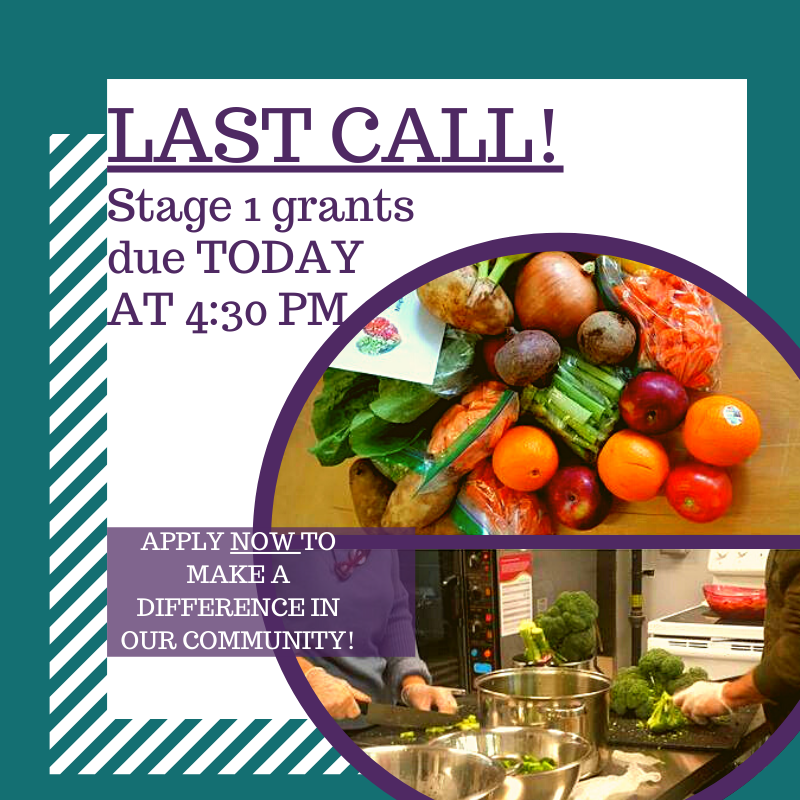 LAST CALL TO GET YOUR STAGE ONE APPLICATIONS IN! 
Today is the last day to get your applications in for the Sudbury Community Foundation Community Grants. 
sudburycf.ca/images/support… 
APPLY NOW!