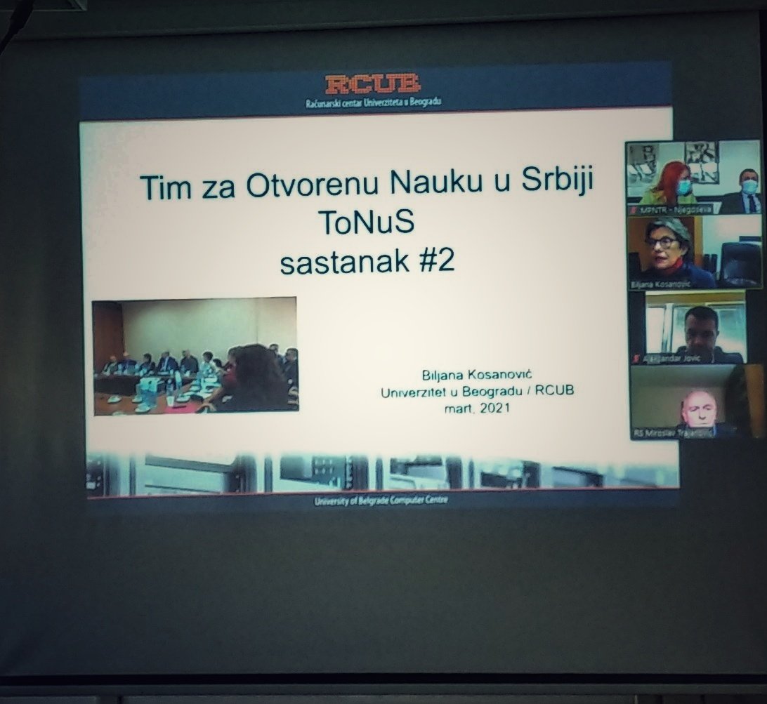 MatijaZlatar's tweet photo. Meeting of the Team for Open Science in Serbia #OpenScience #OpenData #repositories #Science #RDM https://t.co/9sXGaMCMMi