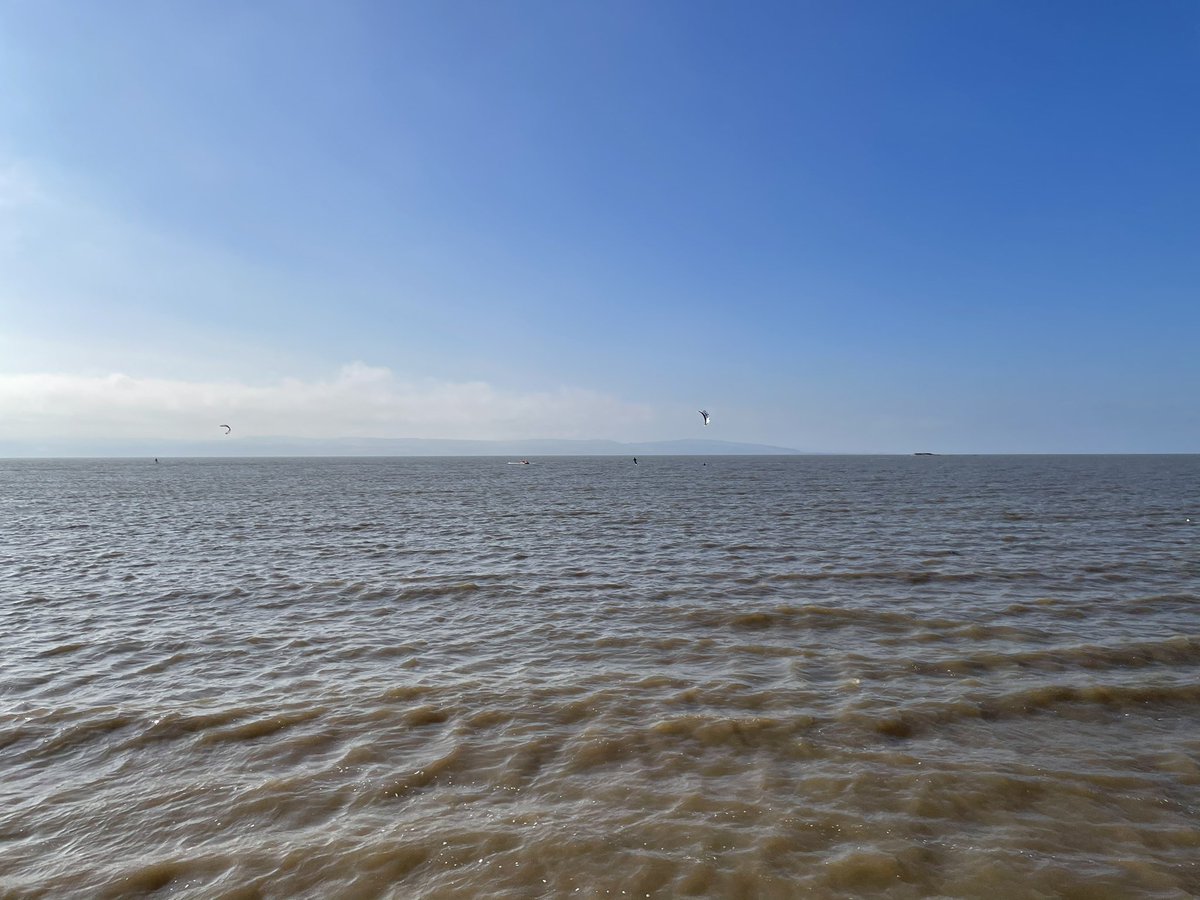 #wksmove <a href="/WestKirbySchool/">West Kirby School</a> Post 16 out for a walk with peak high tide