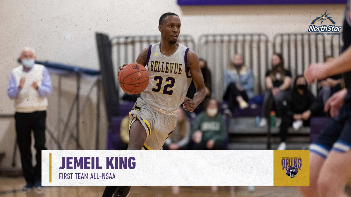 Congratulations, Jemeil!
King earns first team all-NSAA honors 
bubruins.com/x/rwy82
#NAIAMBB #NSAAMBB #BUBruins #BruinHoops