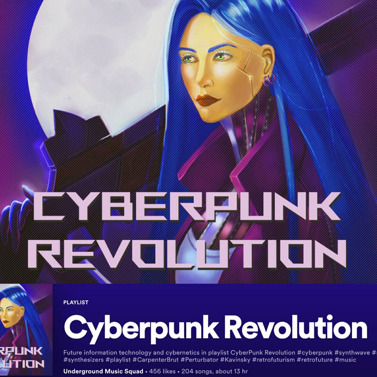 Faabx_Music's tweet photo. So happy that my new single Mirage has been picked by a couple of playlists already, check 'em on Spotify! 

#faabx #faabxmusic #spotify
#spotifyplaylist
#playlist #playlists #playlistplacement #mirage #cyberpunk #cyberpunkrevolution #newsingle #music #instrumental #electronic https://t.co/DJcb5vDOep