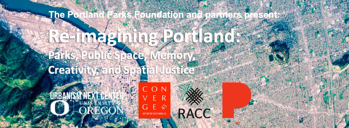PPF is hosting "Re-imagining Portland: Parks, Public Space, Memory, Creativity, and Spatial Justice" in partnership with <a href="/UrbanismNext/">Urbanism Next</a>  <a href="/PDXArtMuseum/">Portland Art Museum</a> <a href="/converge45/">CONVERGE 45</a> and <a href="/R_A_C_C/">Regional Arts & Culture Council</a> 
Learn more: bit.ly/PPFGreenDreams