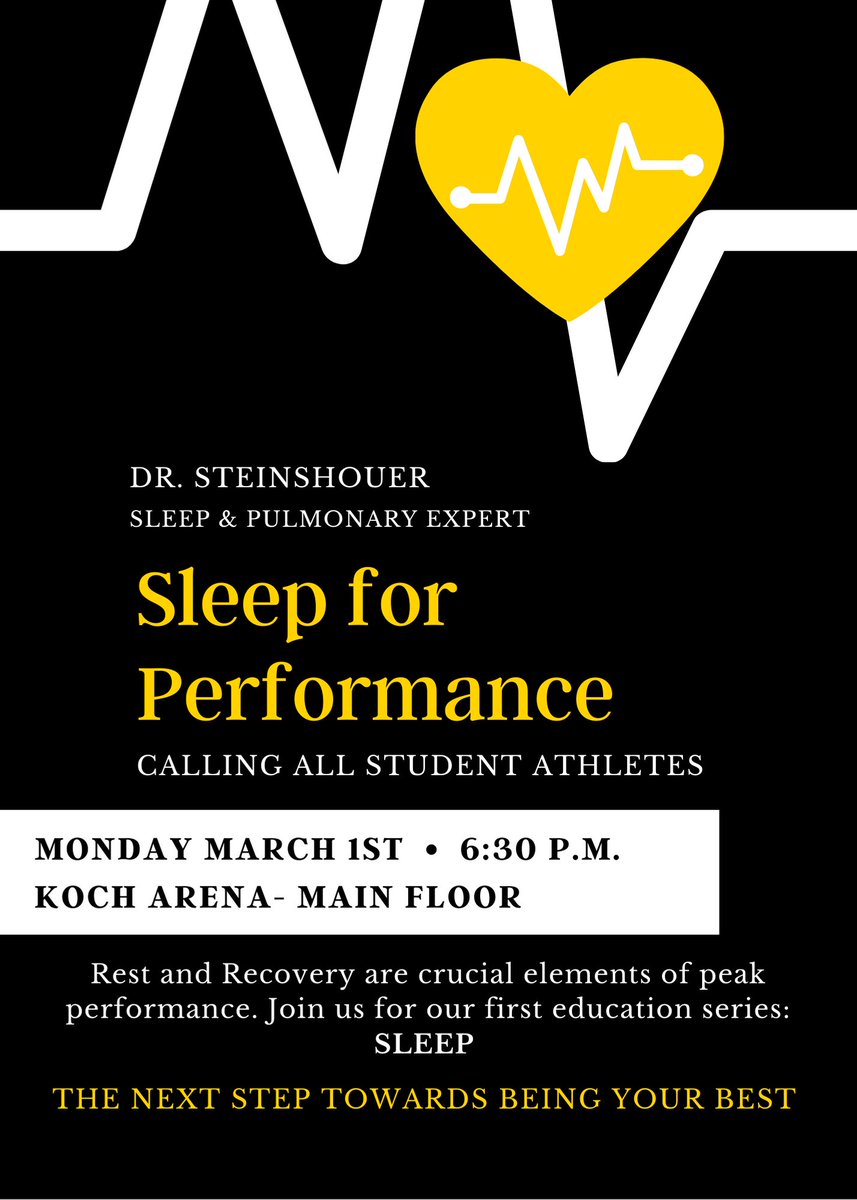 TONIGHT

Koch Arena Main Floor

6:30pm

💤🦾🛌🦿💤