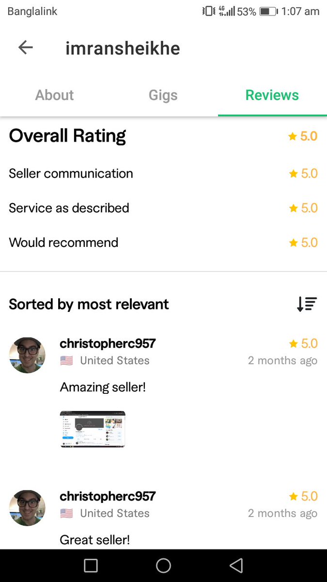 Yes, you can work with me from here👇 fiverr.com/imransheikhe?u… Would you like to increase your Twitter followers ... I will manage your Twitter account beautifully for 10 days and share it regularly every day
#Twitter #follower #like #comment #management #manager #Fiverr #Sellers