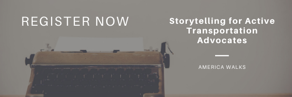 americawalks's tweet photo. Want to get your message across more effectively as an advocate? Don't we all! Our next webinar aims to support best-practice storytelling for advocates of active transportation. JOIN US MARCH 17th. https://t.co/z6bbByNb3R #activetransportation #advocacy #walkablecommunity https://t.co/RN7D47BFfu
