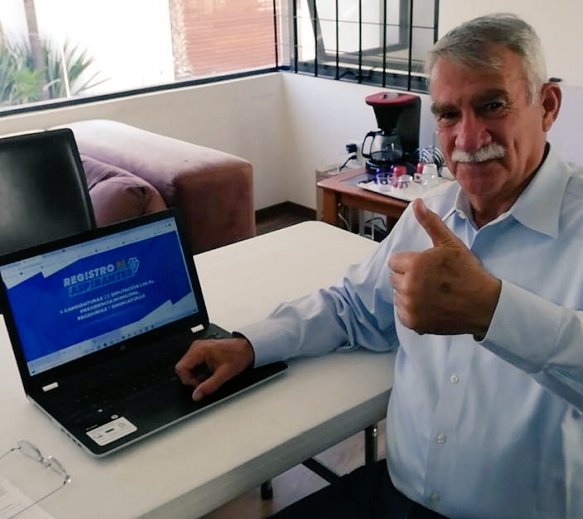 Hoy me registré como aspirante a candidato a la Presidencia Municipal de #SanAndrésCholula. Mi compromiso es trabajar para que San Andrés tenga los servicios y gobierno que merece; de la mano de todos #VaPorSanAndrés