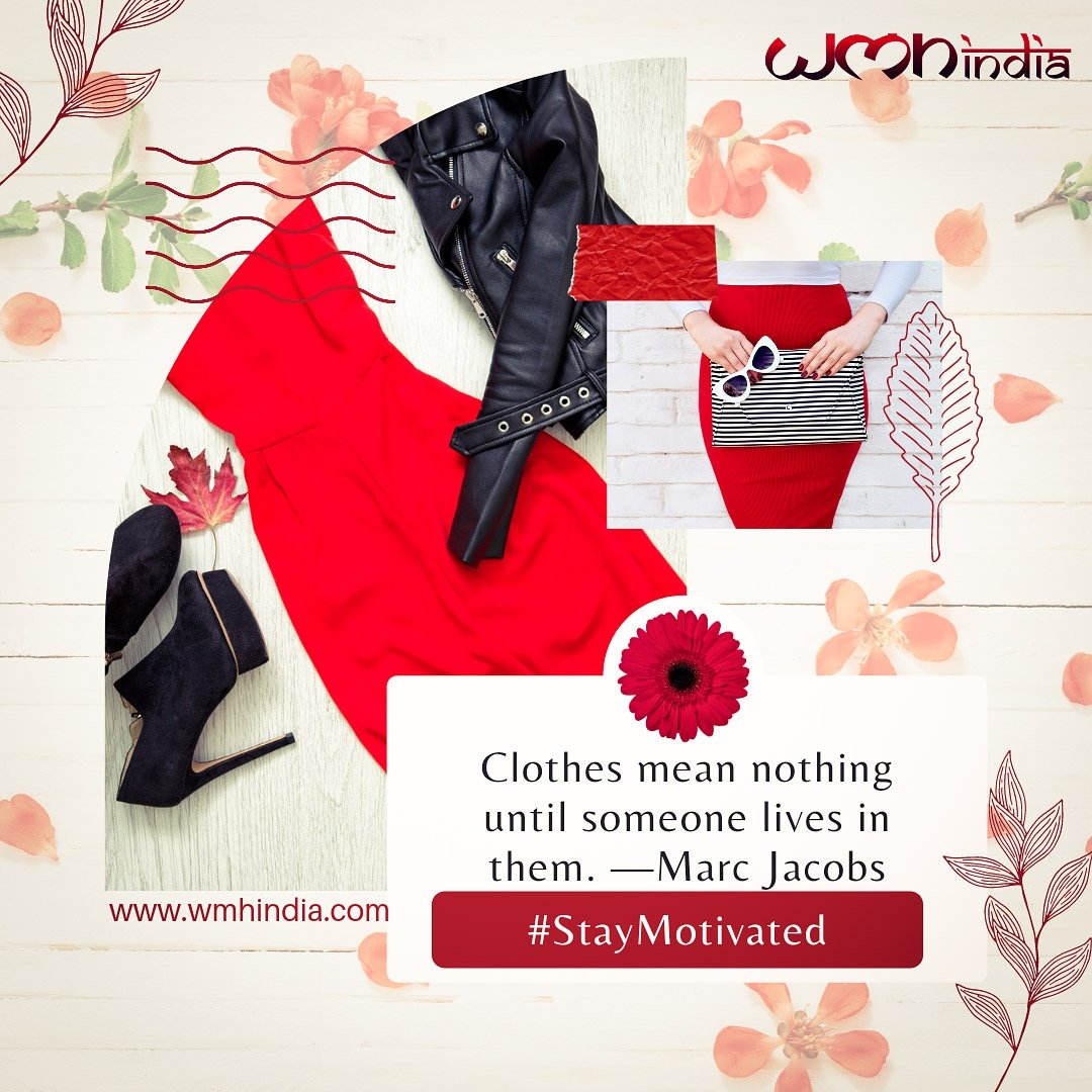 IndiaWmh's tweet image. Clothes accompany you through every moment of your life and the style tells about your personality.
Stay tuned for more such famous #Motivational #quotes!
#modelinggoals #model #wmh_in #wmhindia #fashion #modellife  #fashionista #quotes #motivationa #staymotivated #mondaypost
