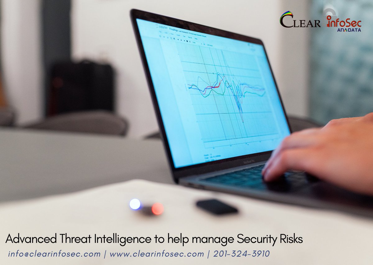Clearinfosec1's tweet image. Clear InfoSec can help you identify, classify, prioritize and eventually eliminate the exposures and weaknesses in your organization and complement your cybersecurity operations.

#privacyprotection #securedata #advancedthreat  #SecurityPosture