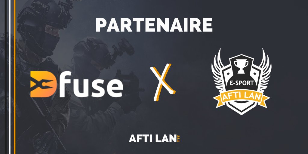 Afti_LAN's tweet photo. 📢 PARTENAIRE 📢

Doit-on vraiment présenter notre second partenaire  ?

Ils deviennent des incontournables de la Afti-Lan: @DfuseGG sera de nouveau présent pour le cast du tournoi CS:GO ! 💣

#AftiLan https://t.co/qVCpOKoTto