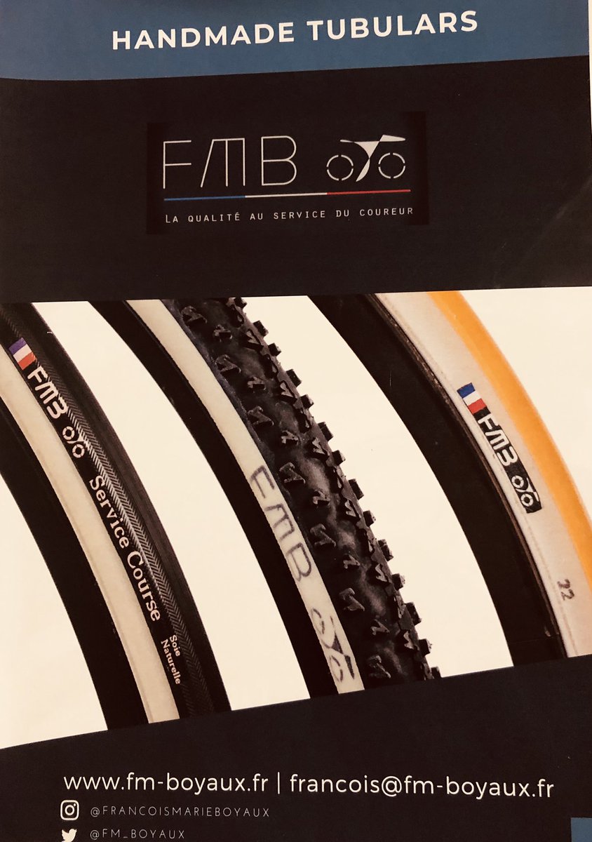The first of many deliveries from our partners at the legendary FMB-Tyres. SDPCT is the sole agent for <a href="/fm_boyaux/">FrançoisMarieBoyaux</a> in the Republic and can source and supply these exceptional tyres to suit all disciplines and sizes.
DM for Enquiries or email or txt @
Obmarc15@gmail.com
0863939100.