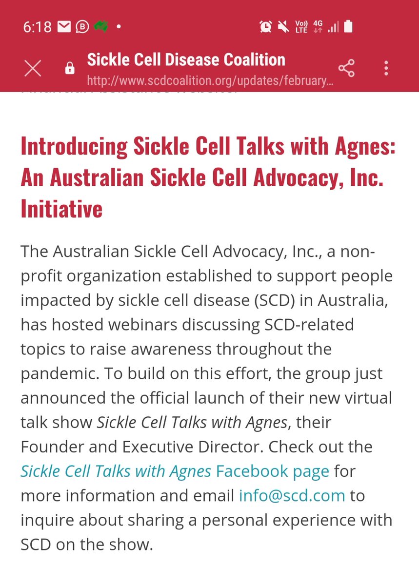 scd_talks's tweet photo. Got published. Contact me to share your #SickleCell story. #SCDTalksWithAgnes https://t.co/z59SGsO7Wx