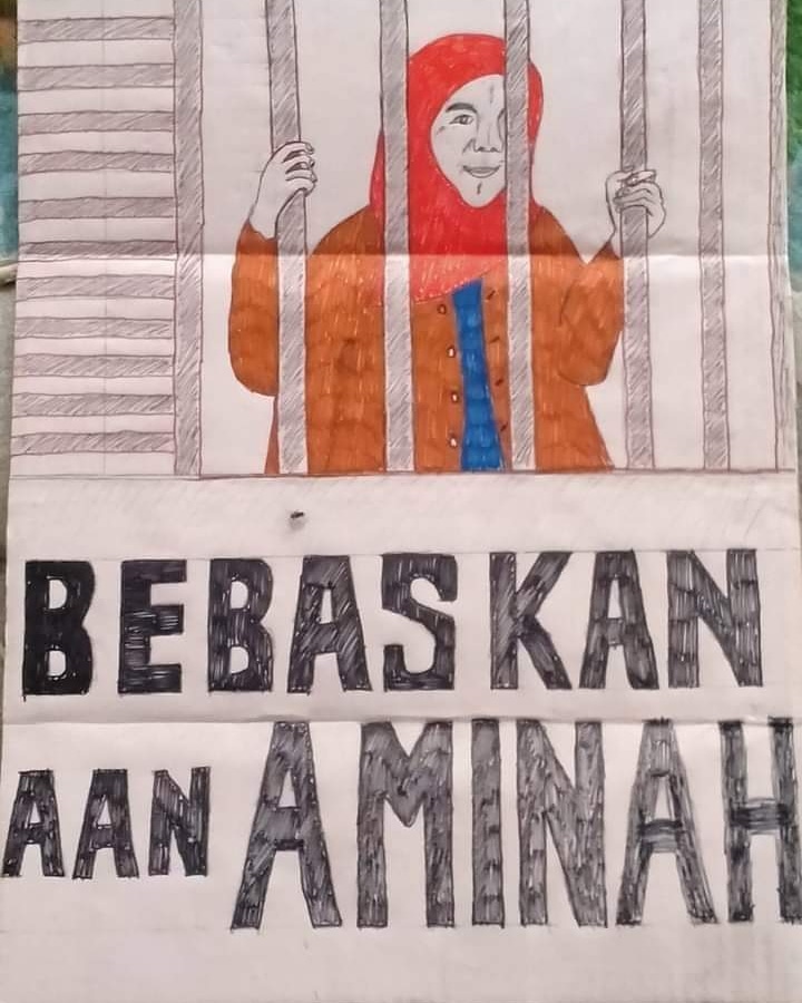 Bebaskan Aan Aminah dari seluruh dakwaan JPU dalam Perkara Nomor : 162/Pid.B/2021/PN.Bdg.
CC: <a href="/MahkamahAgung/">Mahkamah Agung RI</a>
<a href="/KomisiYudisial/">Komisi Yudisial RI</a> <a href="/jokowi/">Joko Widodo</a> <a href="/YLBHI/">YayasanLBHIndonesia</a> <a href="/KontraS/">KontraS</a> <a href="/KSPgoid/">Kantor Staf Presiden</a> <a href="/mohmahfudmd/">Mahfud MD</a> <a href="/lokataru_id/">Lokataru Foundation</a> <a href="/KejaksaanRI/">Kejaksaan RI</a> <a href="/AksiKamisan/">Aksi Kamisan</a> <a href="/ecosocrights/">The Institute for Ecosoc Rights</a> <a href="/BuruhSiluman/">DrHS</a> 

#BEBASKANAANAMINAH
#STOPKRIMINALISASI