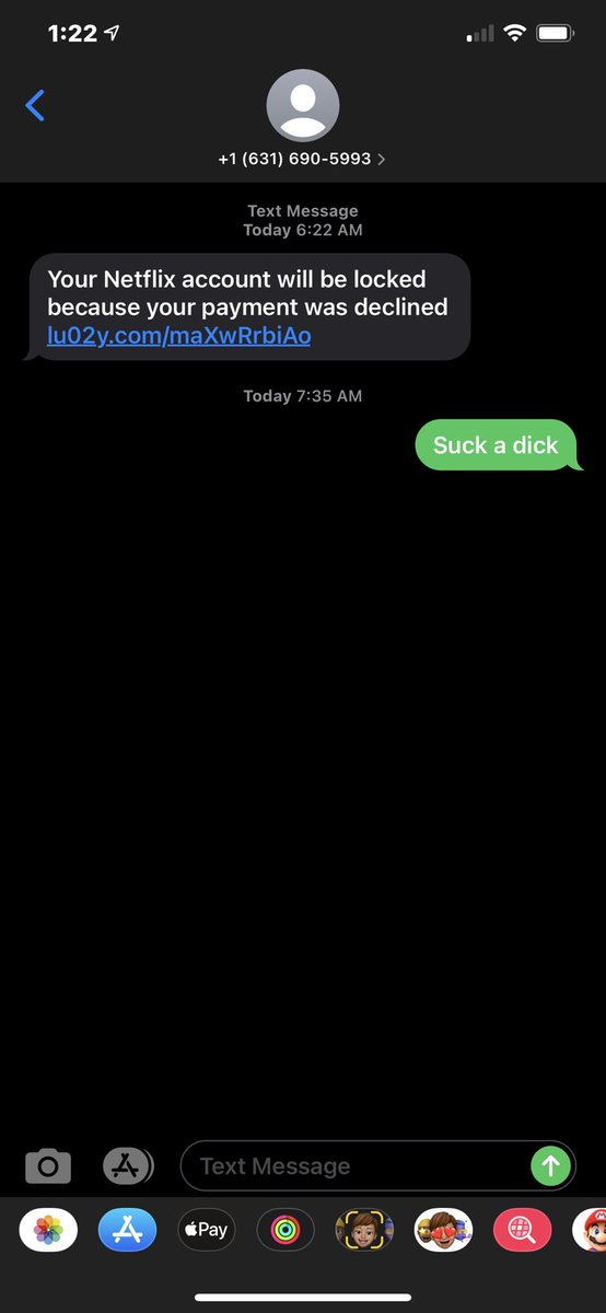 ZzzSteelerzzZ's tweet image. They hitting me about @netflix now #scammer #spamtext