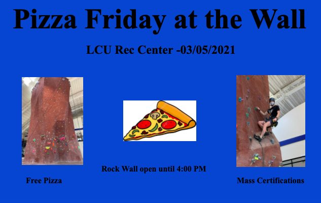 LCU RecLife tweet media