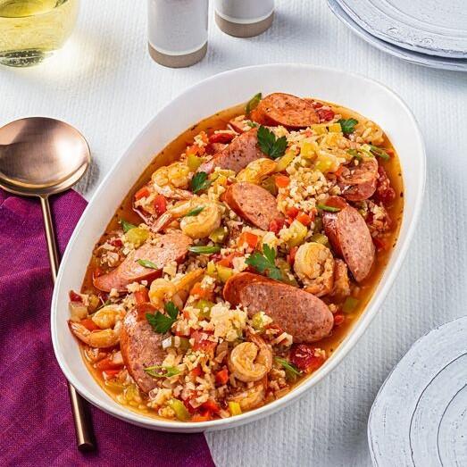 Self-care includes giving  your body the nutrients it needs. For a nutritious meal, you’ll want this Instant Pot Cauliflower Rice Jambalaya recipe: bit.ly/303GisM