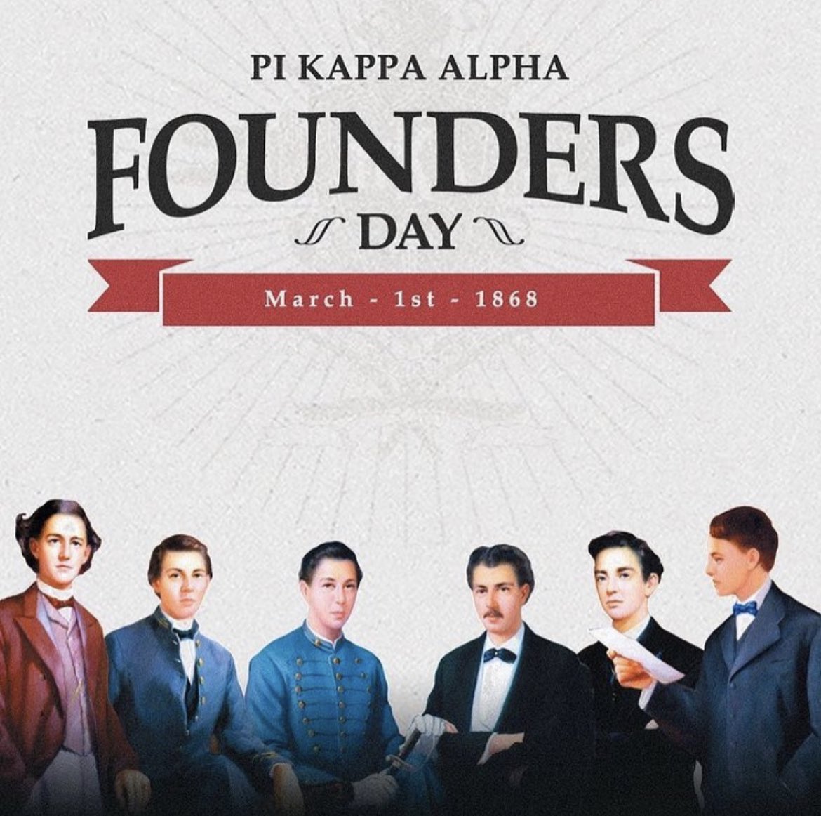 153 years ago these men created the fraternity of Scholars, Leaders, Athletes &amp; Gentlemen. We continue to honor their legacy by upholding the values of The True Pike &amp; developing men of integrity, intellect &amp; high moral character.