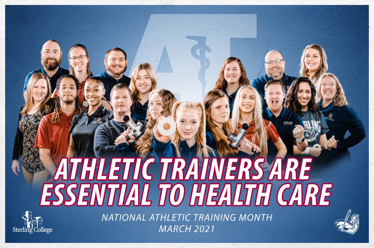 March is #NationalAthleticTrainingMonth Athletic trainers are board certified healthcare professionals that specialize in the care and prevention of athletic injury. Tune in daily as we celebrate our AT staff, graduate students, and the profession of Athletic Training. #NATM2021