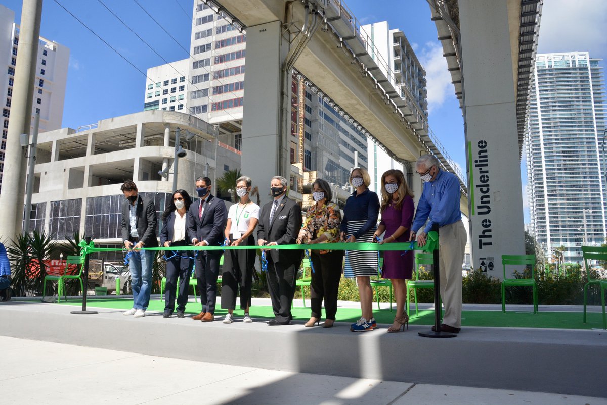 The Underline (@theunderlinemia) on Twitter photo ☀️ We are OPEN! ✅ On Friday, we were happy to go from launch to open at our press Ribbon Cutting Mayor’s event with <a href="/GoMiamiDade/">Miami-Dade DTPW</a>.✨ #UnderlinePhase1OPEN #BrickellBackayard #TheUnderline #Miami ☀️ We are OPEN! ✅ On Friday, we were happy to go from launch to open at our press Ribbon Cutting Mayor’s event with <a href="/GoMiamiDade/">Miami-Dade DTPW</a>.✨ #UnderlinePhase1OPEN #BrickellBackayard #TheUnderline #Miami