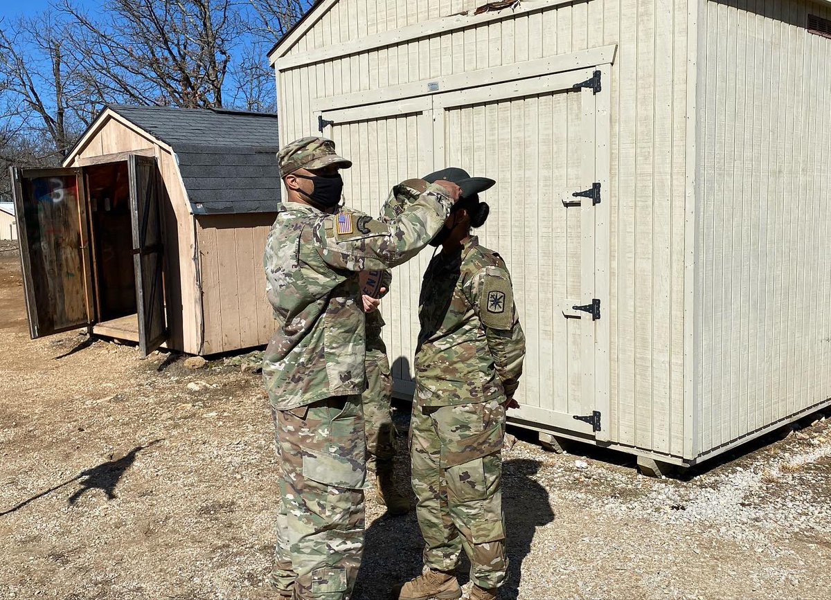 Delta_795's tweet photo. Delta Company conducted a D-Hatting ceremony for DS Evans! DS Evans, your dedication, drive for excellence and hard work will be greatly missed here in Delta! We wish you the best of luck in your future endeavors! @14th_MP_Brigade @6_dragoon @Dragoon__7 @G7_795_MP @G6_795th https://t.co/vNKDsId0OR