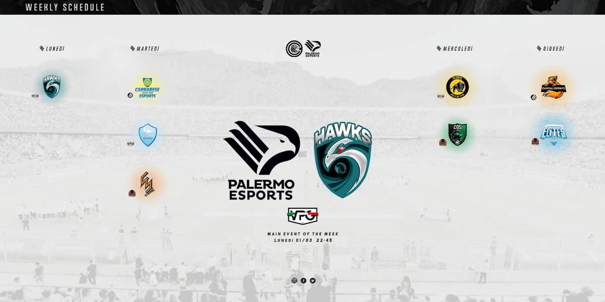 iLoveNERD2016's tweet photo. #WeeklyShedule
Ecco i match settimanali:
#SiamoAquile
@PalermoEsports https://t.co/toE63cZ5nQ