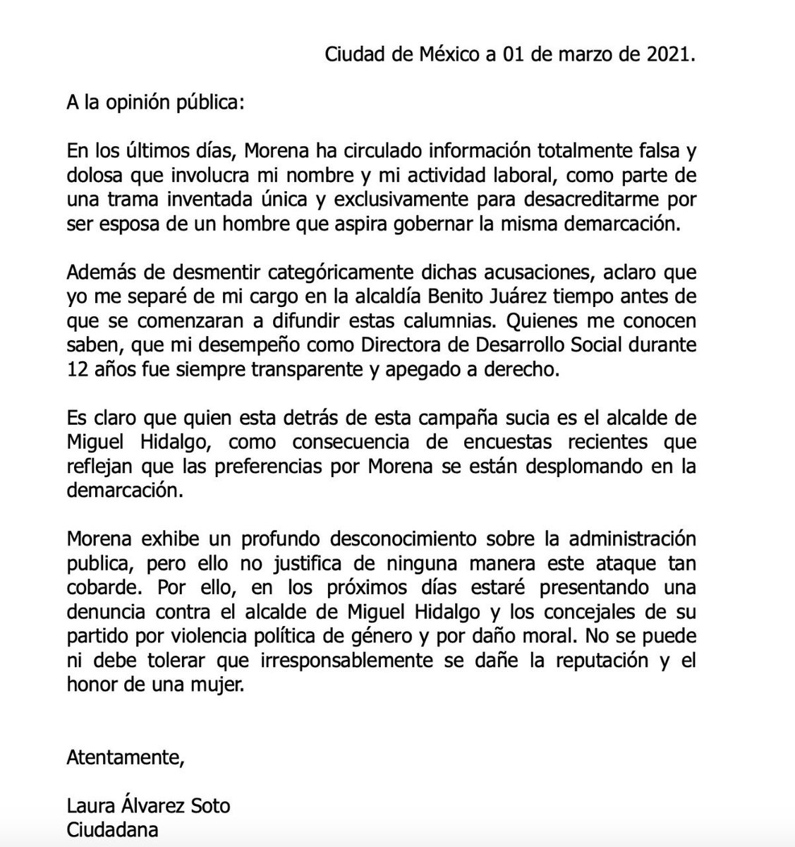 ¡Basta de mentiras!