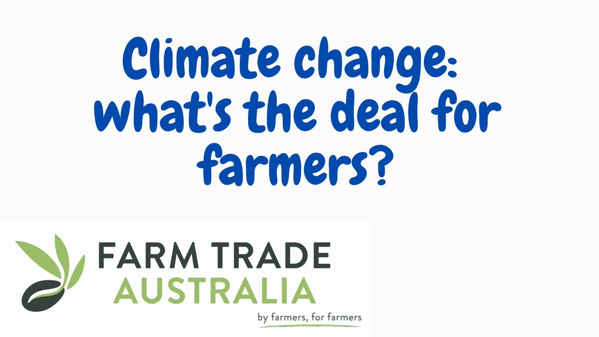 FarmTradeAU's tweet photo. Regardless of whether you’re a sceptic or a disciple, the intense focus on climate is leading to significant social, regulatory and business changes for farmers.
Find out more at our Agribusiness Forum TOMORROW. Registration essential.
https://t.co/dqrv8aLqo4
#letstalkag https://t.co/9GMMDQZXYk