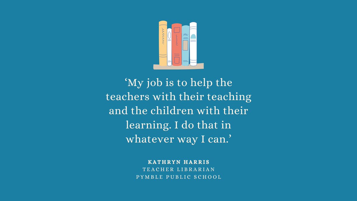 scisdata's tweet image. Read the latest SCIS Case Study: Kathryn Harris, Pymble Public School, NSW, Australia and learn why school libraries love SCIS Data!

scis.edublogs.org/2021/02/24/sci…

#SCISData #SCISBlog #librarylove #librarylife #schoollibrary #schoollibrarian