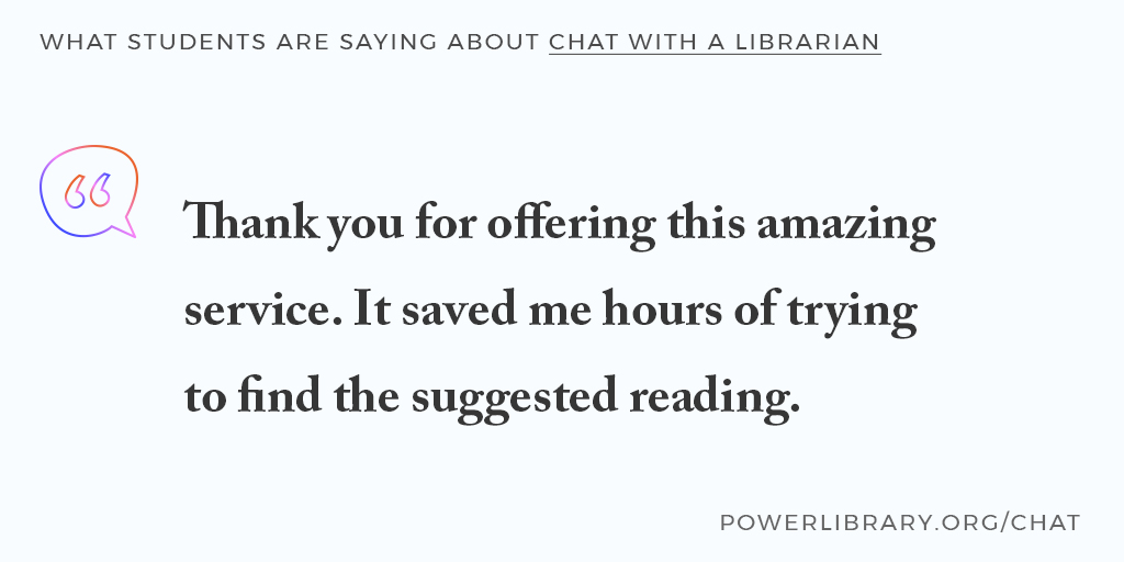 PowerLibrary's tweet photo. 24/7/365. Text, email, or chat. We're here for you! https://t.co/ifNNSJCT92
#chatpa #livehelp #paonlinelearning #homeworkhelp #onlinelearning https://t.co/VpB8CFWk1m