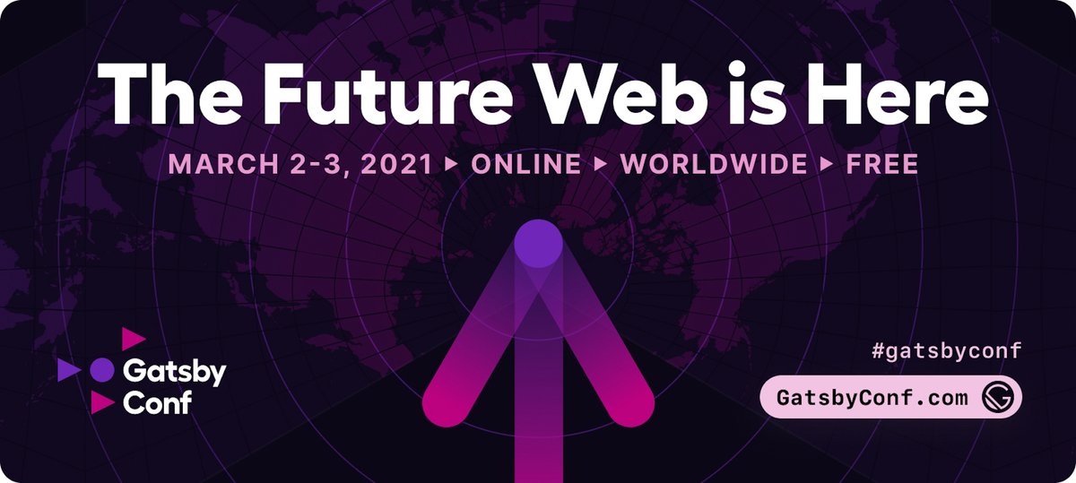 GatsbyJS's tweet image. ⌛️It&apos;s almost time...🕺🏾 #GATSBYCONF time! 

🎟️ Make sure you&apos;re registered now and ready to tune in at 9:00am PST (5:00pm UTC) tomorrow. 

➡️ gatsbyconf.com