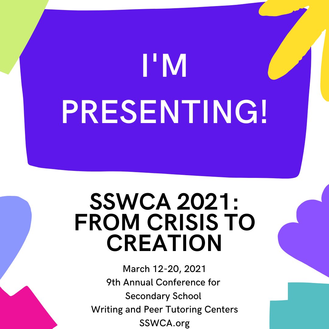 SSWCA's tweet photo. Attention #SSWCA2021 attendees and presenters: download a conference badge to post on your social media and/or website to let your networks know you're part of the SSWCA community.

https://t.co/aq7tPHXD6x https://t.co/yv5ZJMeVIi
