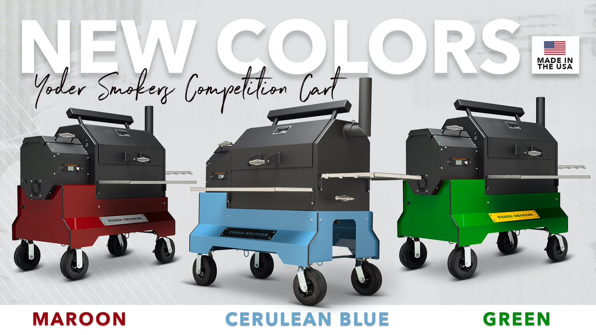 atbbq's tweet photo. Announcing NEW Colors for the YS640s Competition Carts! Shop these limited edition colors now: https://t.co/lkqy9TN03p
#yodersmokers #teamyoder #ys640s #ys640 https://t.co/furqqz7j95