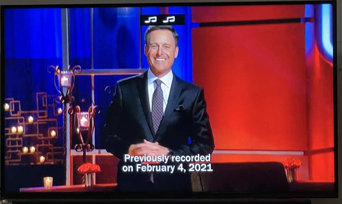 They said “don’t blame us”
 #TheBachelor