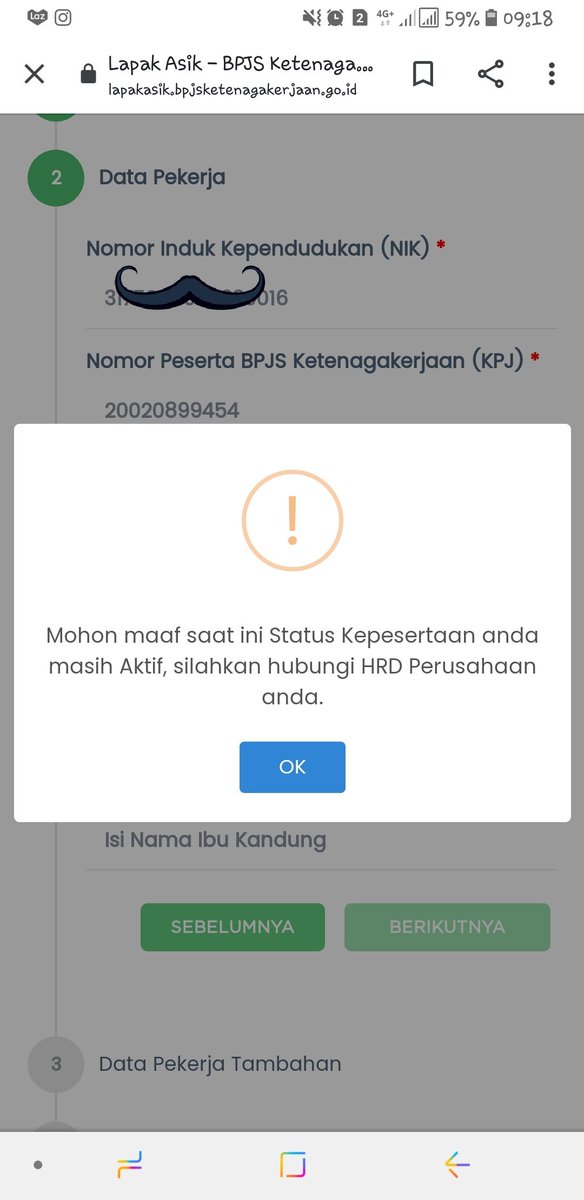aarrdi's tweet photo. @BPJSTKinfo saya mau pencairan dana ko status bpjsnya aktif padahal dari hrd sudah tidak aktif https://t.co/g0jScmpJDc