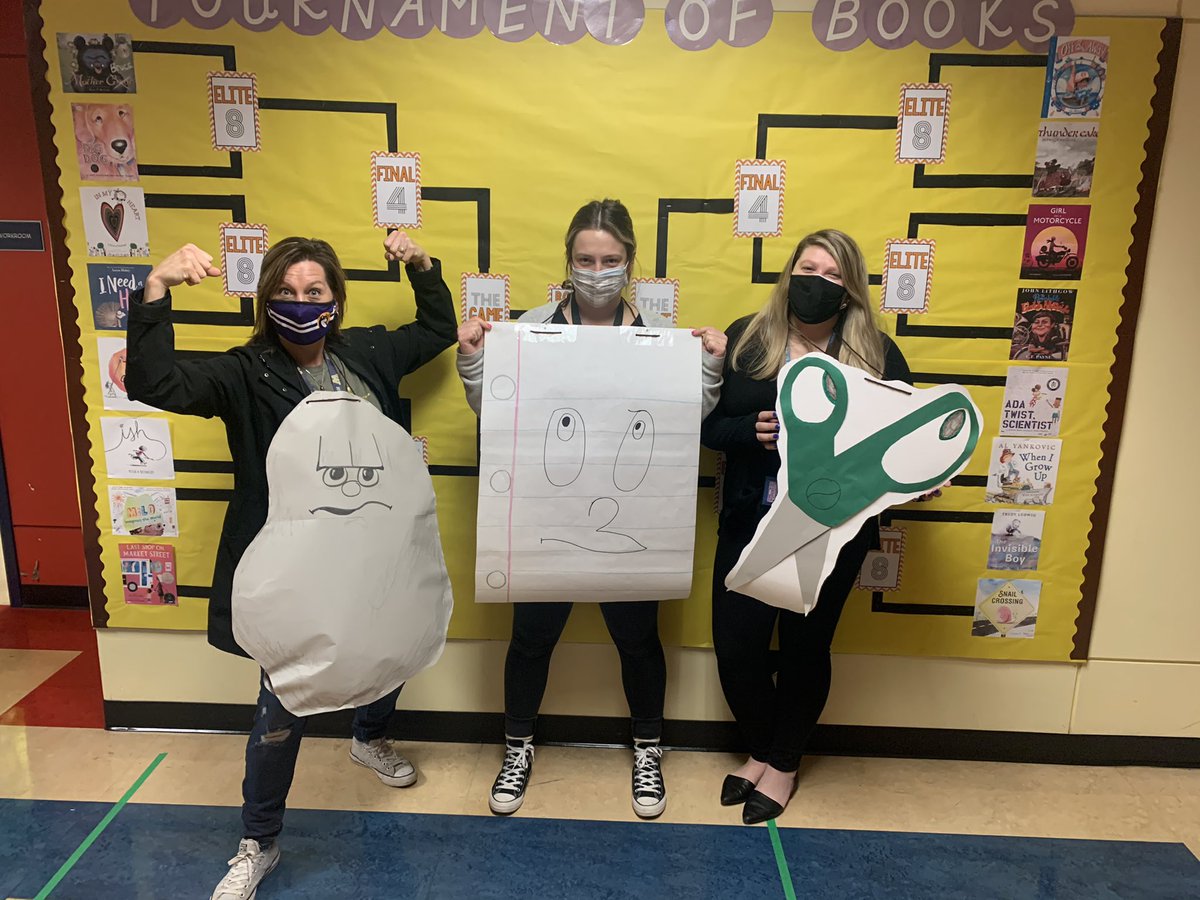 ElizabethWJ's tweet image. It’s Read Across America week and we are ready to RUUUMMMBLE in second grade!The Legend of Rock Paper Scissors is a FANTASTIC book. 10/10 recommend 🪨📃✂️ @Wash_HuskiesVPS #huskylearning #ReadAcrossAmerica #rockingoutinsecondgrade #secondgraderocks #pawesome