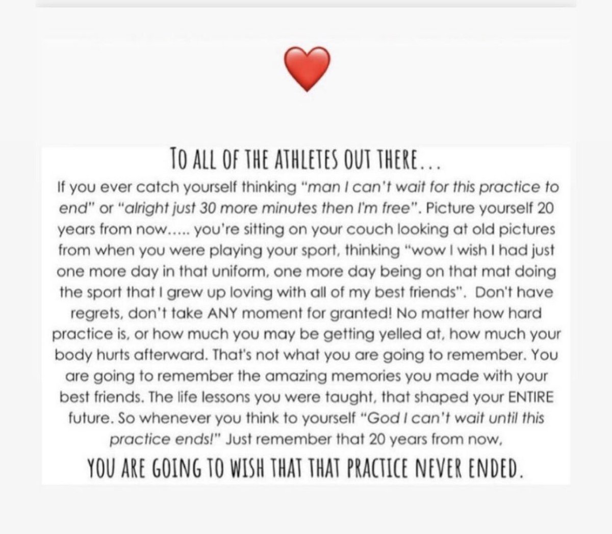 BHSVarsityCoed's tweet photo. A great reminder as we finish up our competition season in 12 more days! #nattys 💙🧡 https://t.co/kHDOY31C9E