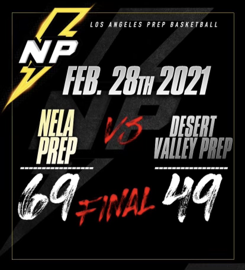 Archiebang5's tweet photo. ⚡️ @nelaprep Wins 69-49 Vs Desert Valley Prep 

⚡️ improves to 20-2 this season 

⚡️Another strong overall team performance every guy on the roster contributed 

⚡️@Keyz05 https://t.co/lxeOv7s3pm