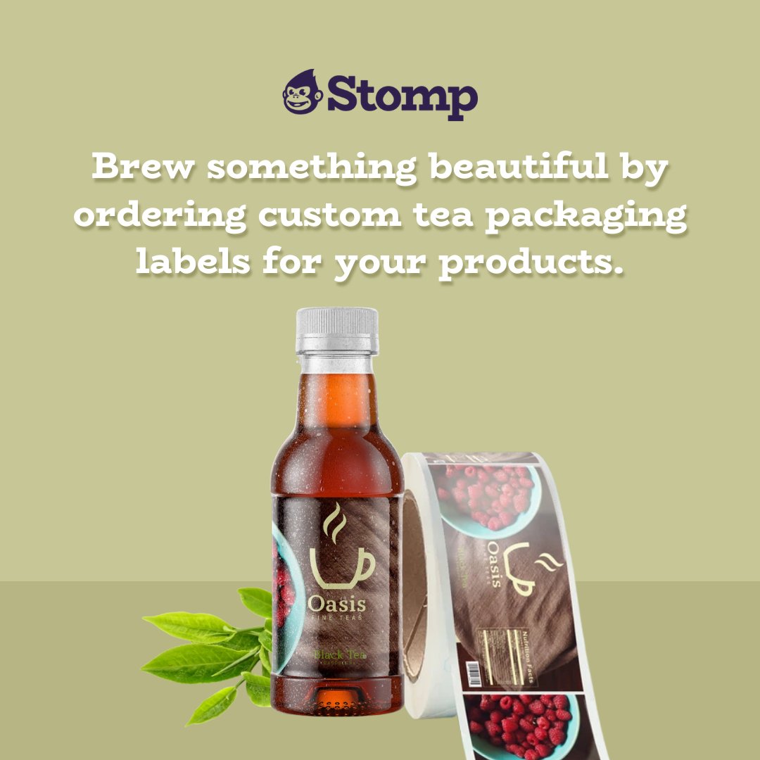 stompstickers's tweet image. Your tea is blended to perfection, shouldn’t the label be just as awesome? Upload your design or create something from scratch, either way, tea lovers will love you.

#bottlelabels #bottlestickers #tealabels