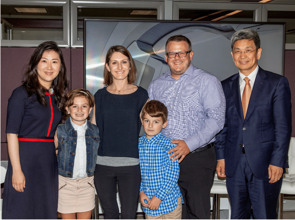 MevionMedical's tweet photo. Grace Eline, former #protontherapy pediatric patient treated at @RWJBarnabas @RutgersCancer will be speaking at @naptprotons Virtual Symposium on April 15-16! We had the pleasure of hosting @parikhrr, Grace and her family at our HQ pre-COVID. Register now for #NAPT2021! https://t.co/IRDpD4Aewc