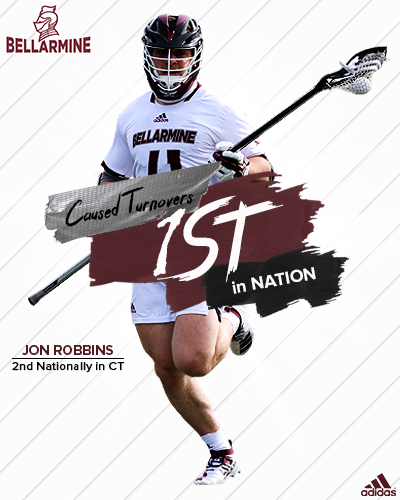 BellarmineLax's tweet photo. Bellarmine ranks 𝐅𝐈𝐑𝐒𝐓 in the nation in caused turnovers 💪

Senior Jon Robbins ranks 𝐒𝐄𝐂𝐎𝐍𝐃 in the nation individually 🔥 https://t.co/oIbsR4qk2x