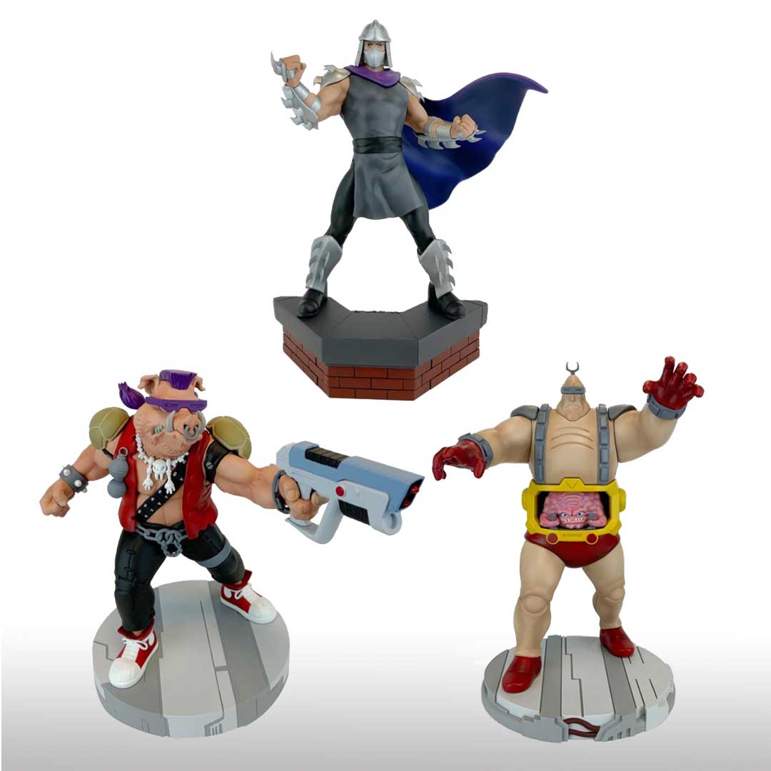 gamestop's tweet photo. These new Teenage Mutant Ninja Turtles statues are just OOZING detail. Pre-order yours now! https://t.co/UlMTiCb9Iz https://t.co/0HspZ7aAjy