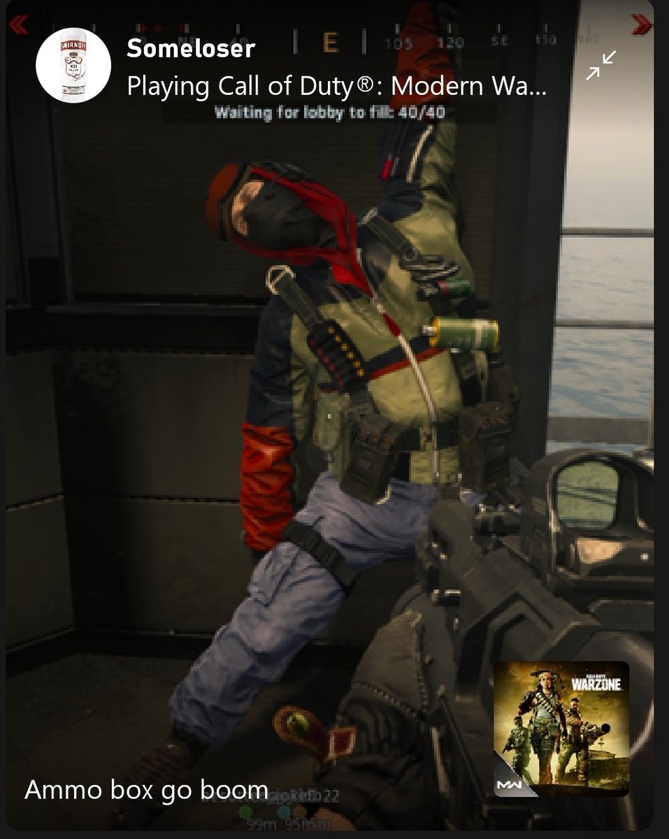 KayDeeLove9's tweet photo. @Gamerwolf042 ammo box go boom.. https://t.co/Hu6bpjST8E