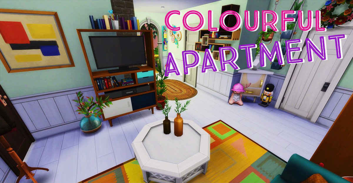 simluxy's tweet image. Hey y’all this is a colourful apartment in San Myshuno m.youtube.com/watch?v=jcXKt1…