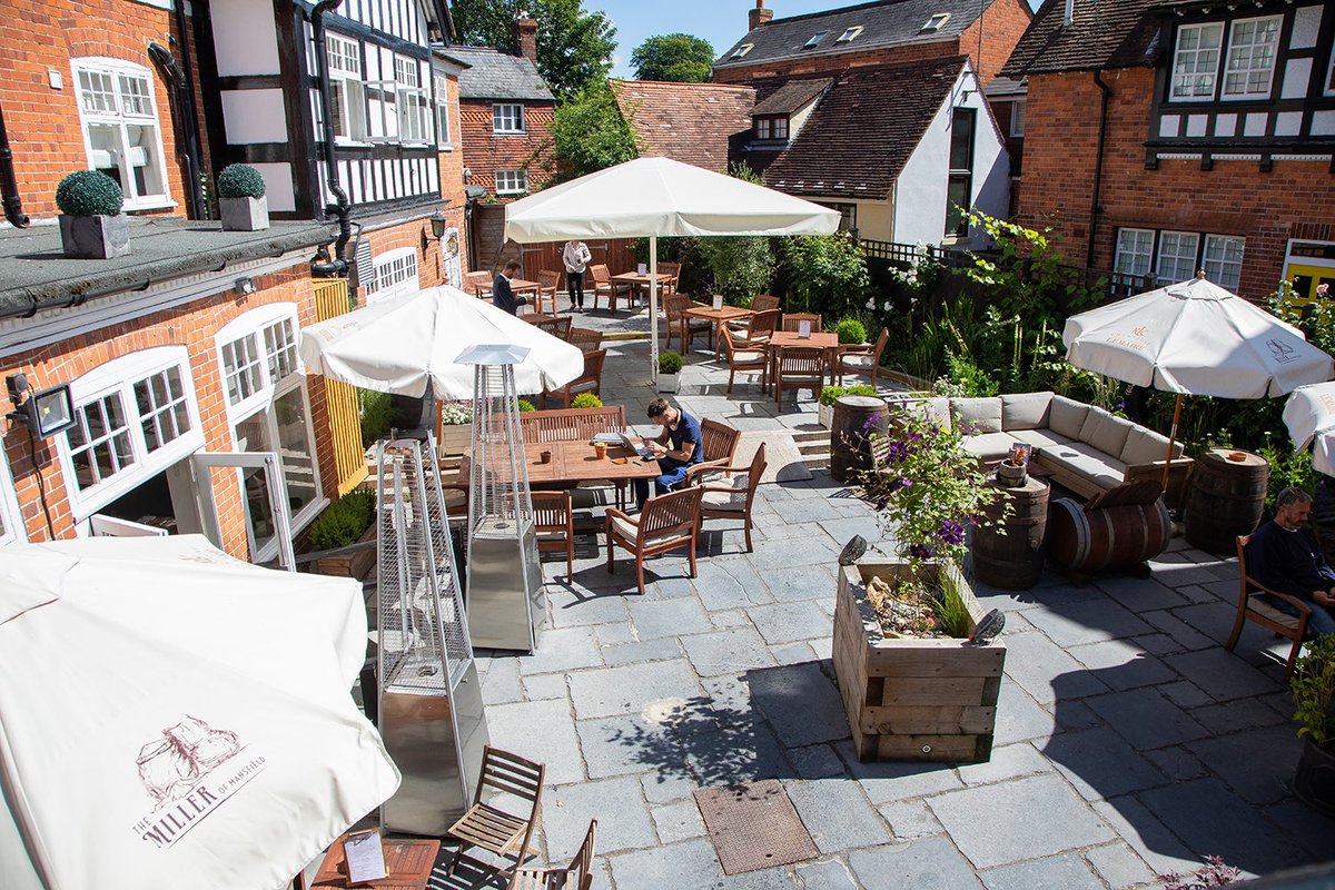 NickGaler's tweet photo. We’re looking forward to welcoming guests for the first time in a while to this space from the 14th April. 
@miller_of_mansfield @goringstreatley @marygaler @Virtual_Vines 
More details coming soon 👨‍🍳🍾☀️🧉🍟🌮🍸
@MichelinGuideUK @GoodFoodGuideUK @HardensBites https://t.co/Yon4TcrsRl