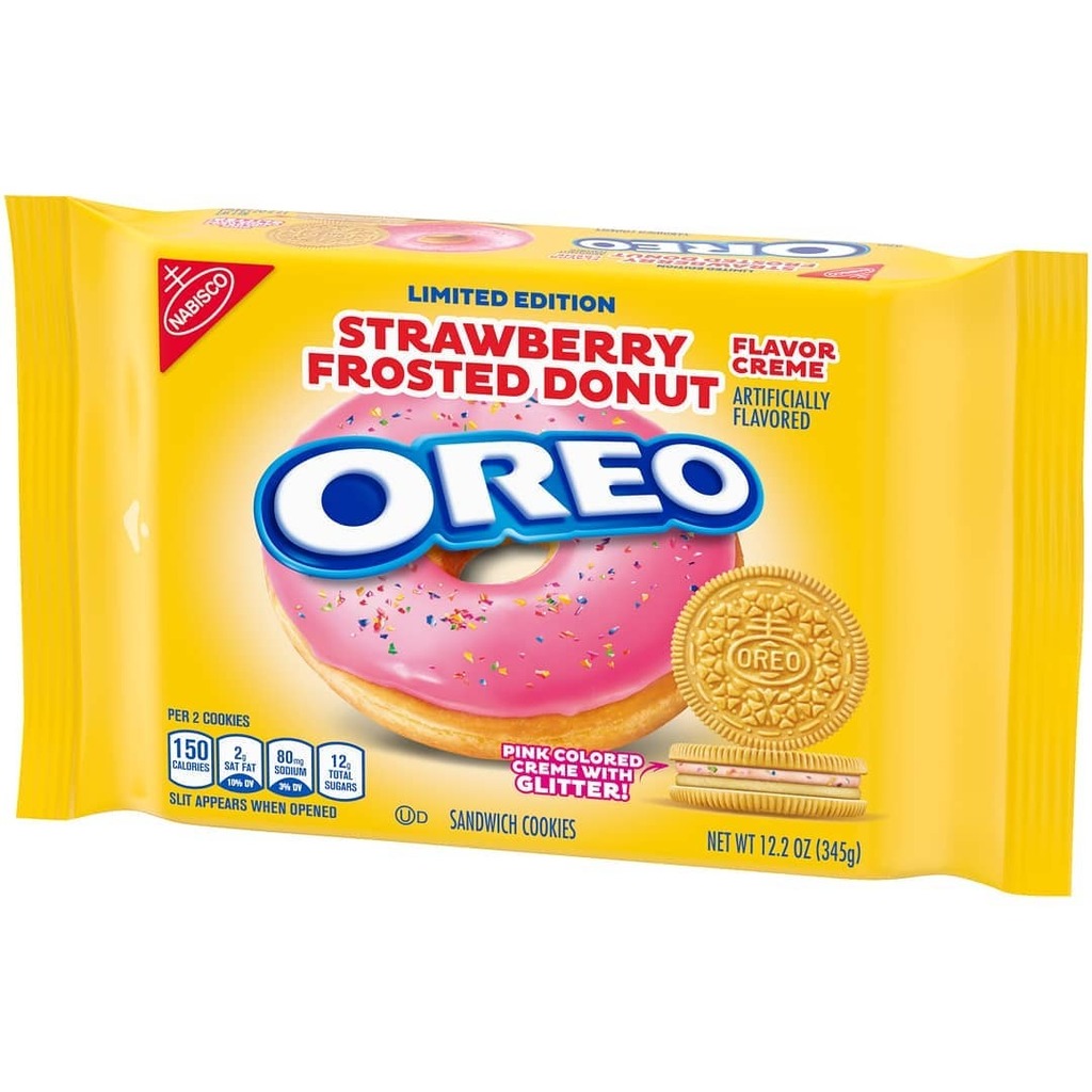 CandyHunting's tweet photo. The new Frosted Strawberry Oreos are out now! There have been many sightings of them at Walmart today and should be out at all other major grocery chains soon, if not already. Additionally, Walmart's website has them available for online ordering. https://t.co/qIRZKnWSZy https://t.co/r3PKaHCkAB