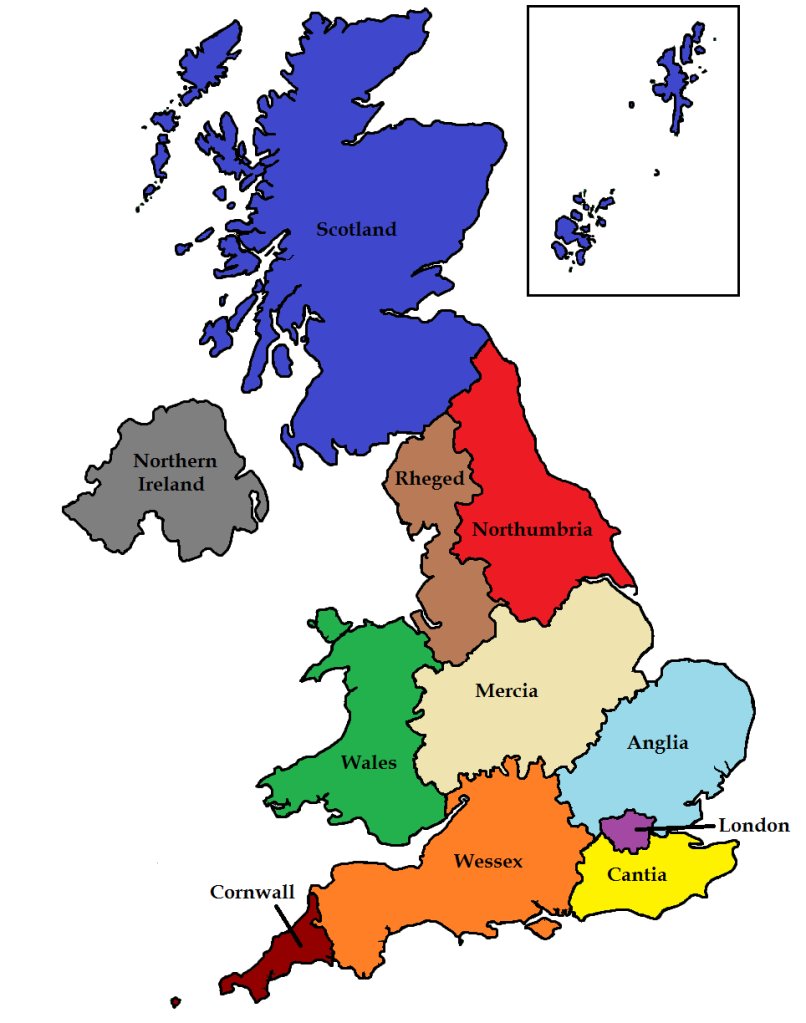 Англия 9 век. Англосаксонские королевства в Британии карта. Семь королевств Англии карта. 7 Англосаксонских королевств в Британии. Королевства Англии в 9 веке.