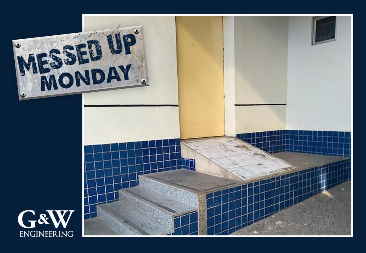 GW_Engineering's tweet photo. Happy Monday! Here's an an architectural/engineering fail to help start off your week with a good laugh! โLearn from the mistakes of others. You canโt live long enough to make them all yourself.โ - Eleanor Roosevelt #messedupmonday #engineeringdesignfailures #Engineering https://t.co/VXa0Ey51AA