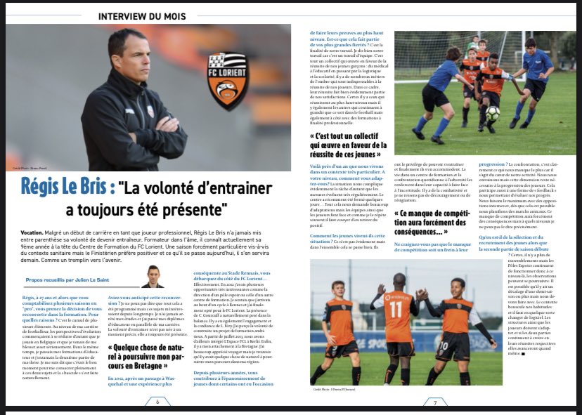 regislebris's tweet photo. ➡️ Un éclairage sympathique pour la formation du FC Lorient et l’occasion de rappeler l’excellent travail réalisé par la @LBFoff 
Une pensée particulière à @KervellaYann1 et son équipe 👍

https://t.co/gN7aMzoBXg https://t.co/tvGUnEbhTc