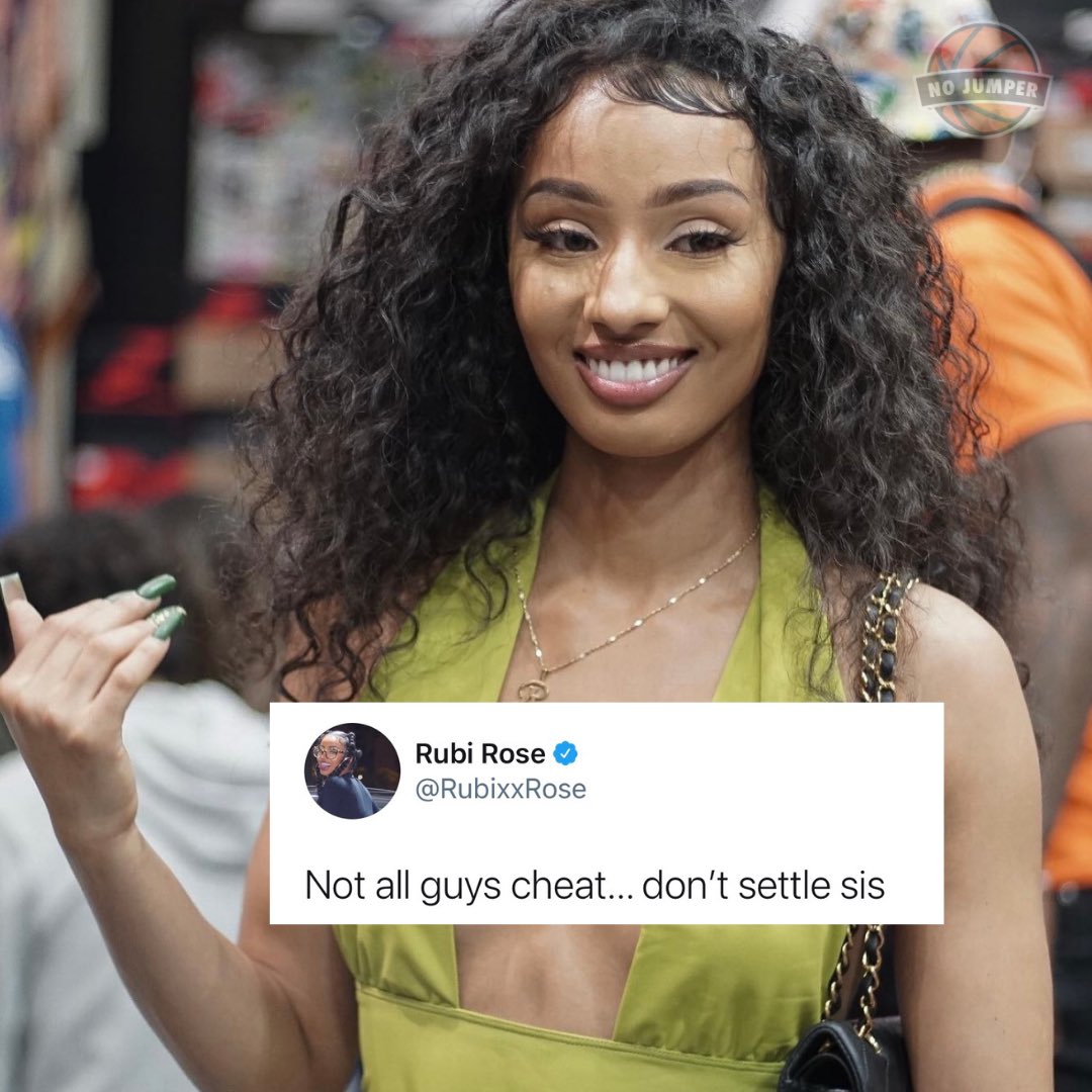 No Jumper on Twitter "rubirose coming thru with some dating advice!!👀…