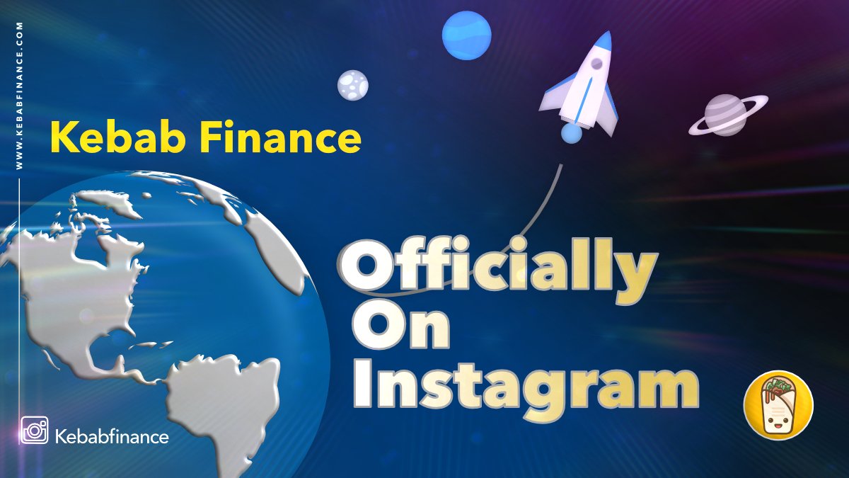 We're #blasting off on Instagram! Enter in our raffle for a chance to win 15 tasty $KEBAB. There will be 3 winners!

Note: Previous entries still valid

Steps:

1. Follow us on IG buff.ly/305iV1M
2. Retweet
3. Follow on Twitter
4. Tag a friend!